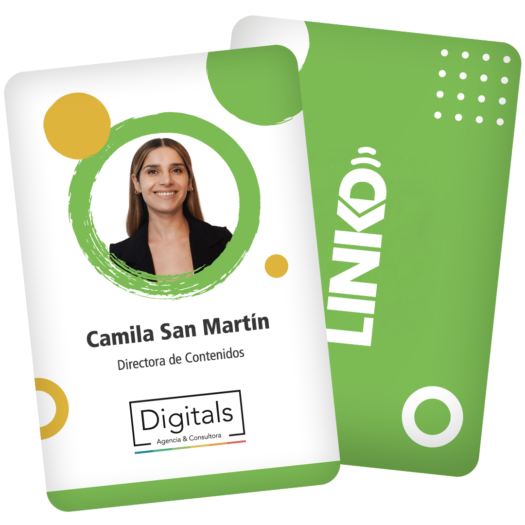 Tarjeta LINKD personalizada equipo comercial